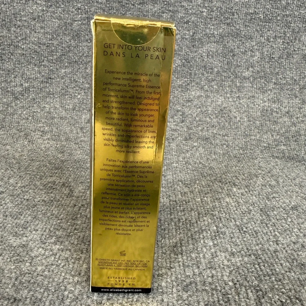 Elizabeth Grant Supreme Essence of Torricelumn Face Serum 50ml 1.7oz New in Box